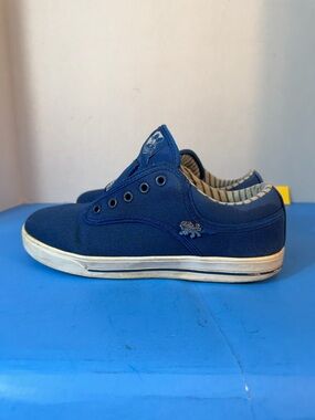 Vlado Spectro Blue Canvas Slip-On Sneakers